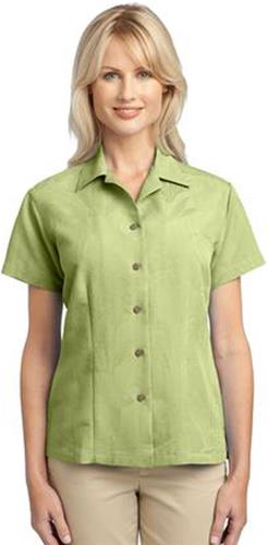 Port Authority Ladies Short Sleeve Patterned Shirt