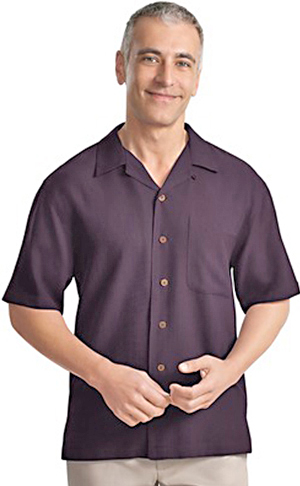 Port Authority Adult Silk Blend Camp Shirts