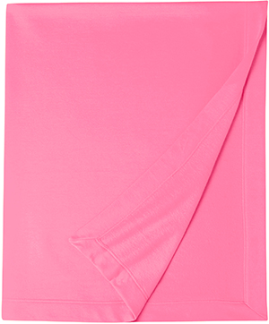 Gildan Pink DryBlend Fleece Stadium Blanket