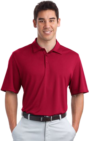 Port Authority Adult Poly-Bamboo Jacquard Polo. Printing is available for this item.