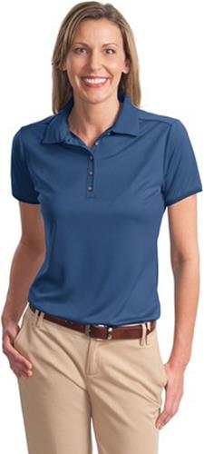 Port Authority Ladies Poly-Bamboo Jacquard Polo. Printing is available for this item.