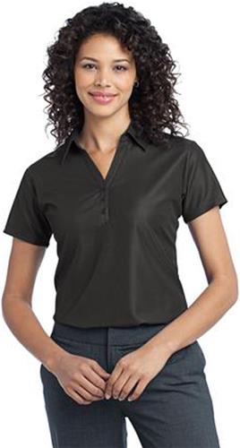 Port Authority Ladies Vertical Pique Polos. Printing is available for this item.