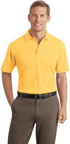 Port Authority Adult Textured Polo with Wicking. Printing is available for this item.