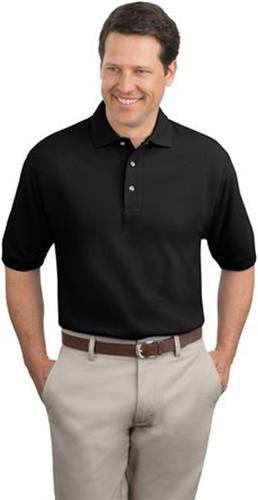 Port Authority Adult Tall Pique Knit Polo