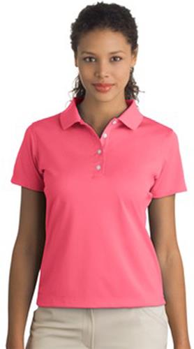 Nike Golf Tech Basic Dri-FIT Women's Pink Polos. Printing is available for this item.