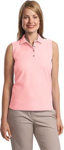 Port Authority Ladies Silk Touch Sleeveless Polos. Printing is available for this item.