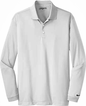 Nike Golf Long Sleeve Dri-FIT Stretch Adult Polos. Printing is available for this item.