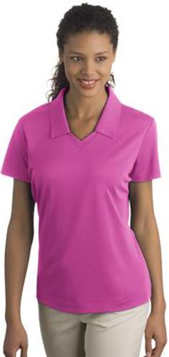 Nike Golf Dri-FIT Micro Pique Women's Pink Polos. Printing is available for this item.