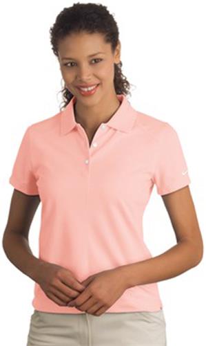 Nike Golf Dri-FIT Pique II Women's Pink Polos. Printing is available for this item.