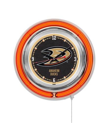 Holland NHL Anaheim Ducks Neon Logo Clock. Free shipping.  Some exclusions apply.