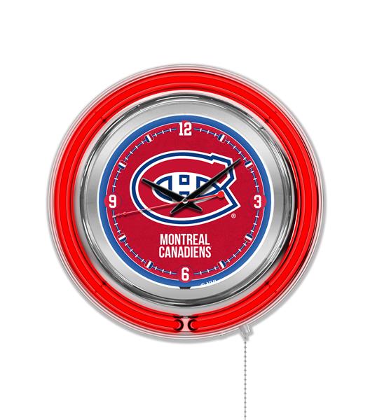 Holland NHL Montreal Canadiens Neon Logo Clock. Free shipping.  Some exclusions apply.