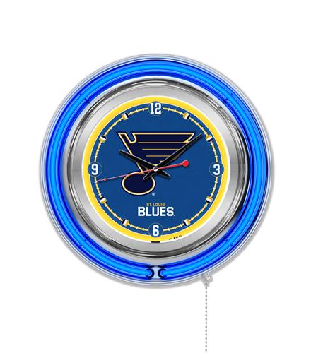 Holland NHL St Louis Blues Neon Logo Clock. Free shipping.  Some exclusions apply.