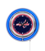 Holland NHL Washington Capitals Neon Logo Clock
