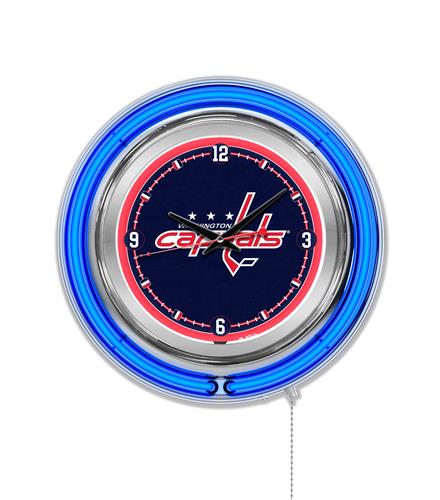 Holland NHL Washington Capitals Neon Logo Clock. Free shipping.  Some exclusions apply.