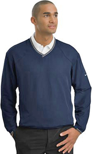 Nike Golf V-Neck Adult Polyester Wind Shirts