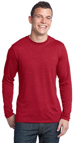 District Young Mens Textured Long Sleeve Tee Shirt