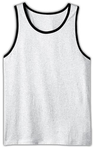 District Young Men's Cotton Ringer Tank Top Shirts