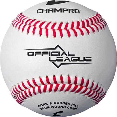 Champro Official league Cushion Cork Core Baseball CBB-195 DOZEN