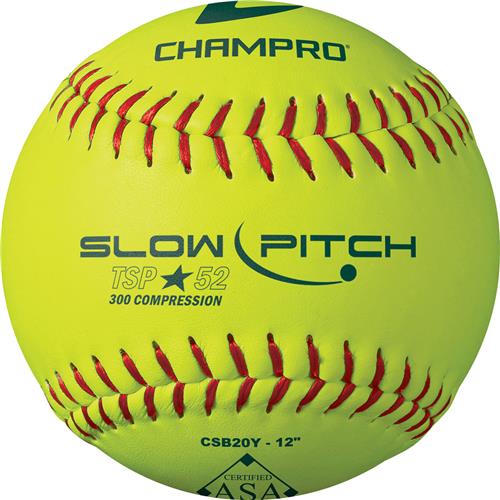 Champro ASA Tournament Slow Pitch Softballs (dz)