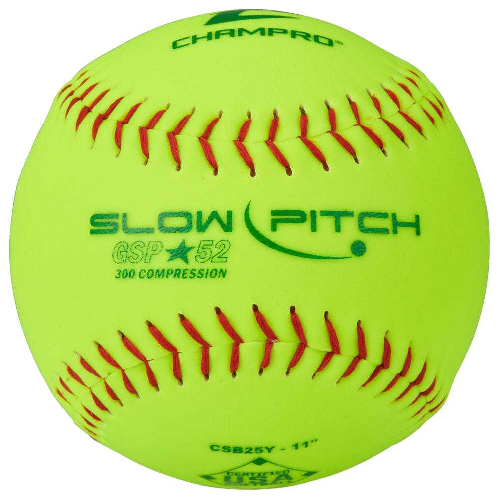 E71955 Champro ASA Game .52 Slow Pitch Softballs (dz)