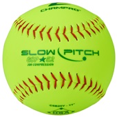 ASA/USA Slowpitch Durahide Cover Softballs .52 COR
