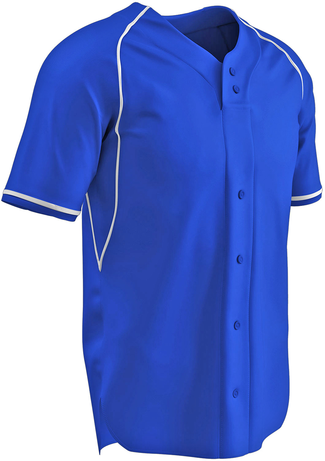 E72021 Cycle DriGear 2 Button Faux Baseball Jersey