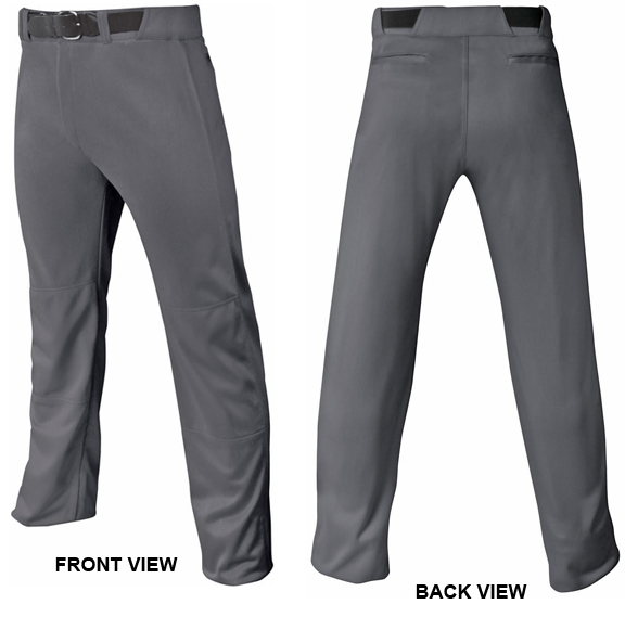CHAMPRO Triple Crown Open-Bottom Loose-Fit Youth Baseball Pants with Knit-in Pinstripes 