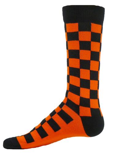 Red Lion Squares Crew Socks - Closeout