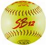 Dudley Spalding 12" ASA SB Leather Softballs