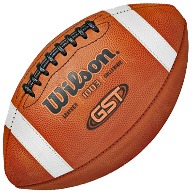 Wilson NCAA 1003 GST Leather Game Footballs. Free shipping.  Some exclusions apply.