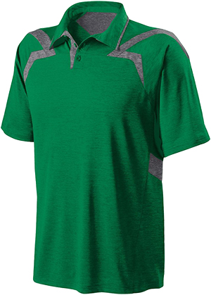 Holloway Fusion Heathered Micro-Interlock Polos. Printing is available for this item.