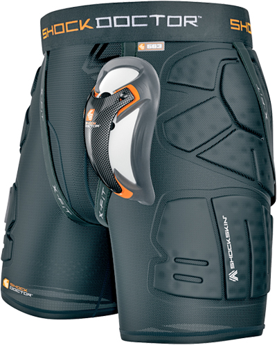 Shock Doctor ShockSkin LAX Impact Shorts w/Cup | Epic Sports