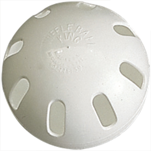 Dozen 12 White Plastic Whiffle Balls Practice For BASEBALL or SOFTBALL 