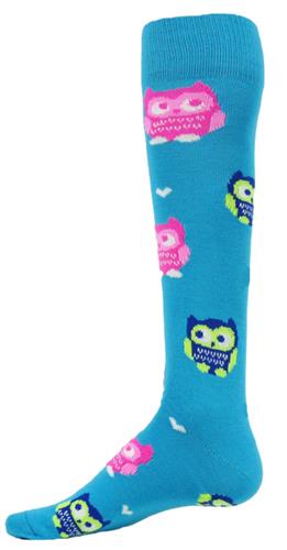 Red Lion Owl Knee High Socks