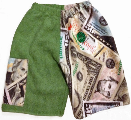 Kiki's Nation Money Towel Jammers Shorts