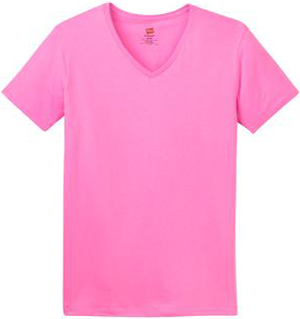 Hanes Ladies ComfortSoft V-Neck T-Shirts