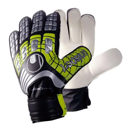 Uhlsport Akkurat Starter Soft Soccer Goalie Gloves Soccer Equipment and Gear