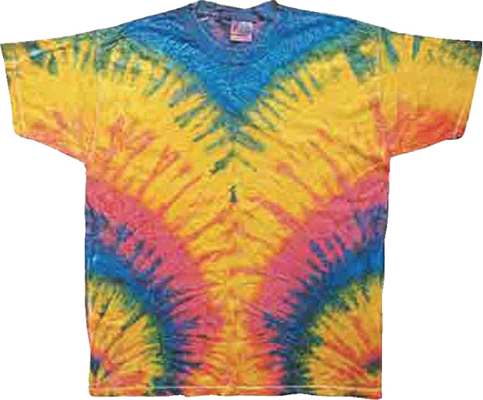 Colortone Woodstock Tie Dye Short Sleeve Tee Shirt