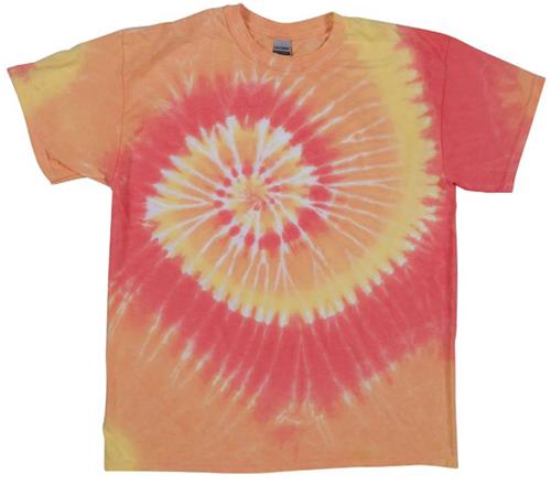 Dyenomite Tide Tie Dye Short Sleeve Tee Shirts 200TI. Printing is available for this item.