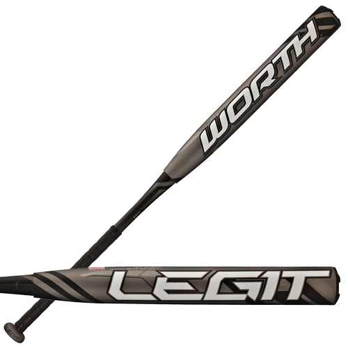 Worth Legit 2Piece Senior Softball Bat Baseball Equipment & Gear