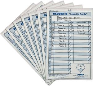 Champro Team Line-up Cards - Bandwagon Sports