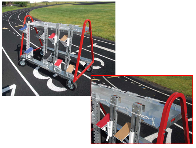 E73411 Blazer Athletic Universal Starting Block Cart