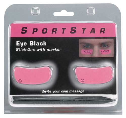 Eye Black Pink Stick-Ons