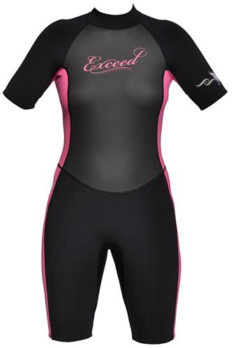 To Exceed Women's Evolution Remix 3/2mm Shorty Wet Suit - W876