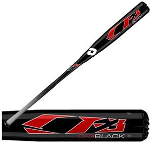 DeMarini CF3 (-5) Black Adult Baseball Bats - Baseball Equipment & Gear