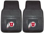 Fan Mats University of Utah Vinyl Car Mats (set)