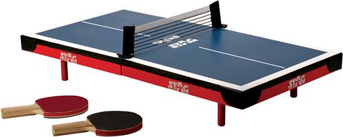 Stag Super Mini Table Tennis Table w/Balls Paddles - Playground ...