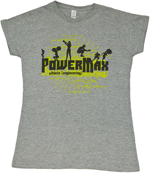PowerMax Men & Womens TShirt "Athlete Engineering"