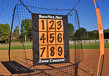 Bow Net Baseball Portable Zone Counter. Free shipping.  Some exclusions apply.