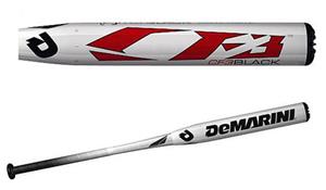 Batte De Softball DeMarini CF3 Black - 33" / 25 Oz, Composite Carbone, Fastpitch (Occasion)